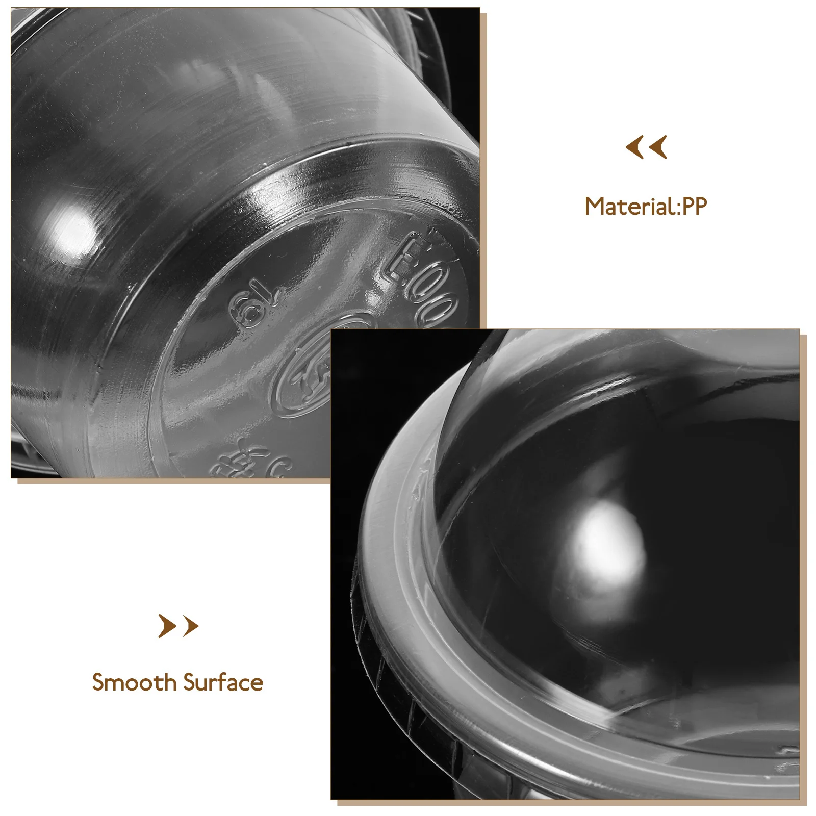 

100Pcs Disposable Pudding Cups Plastic Dessert Cups for Ice Cream Cake Jelly Birthday Party Supplies Plastic Ice Cream Bowls