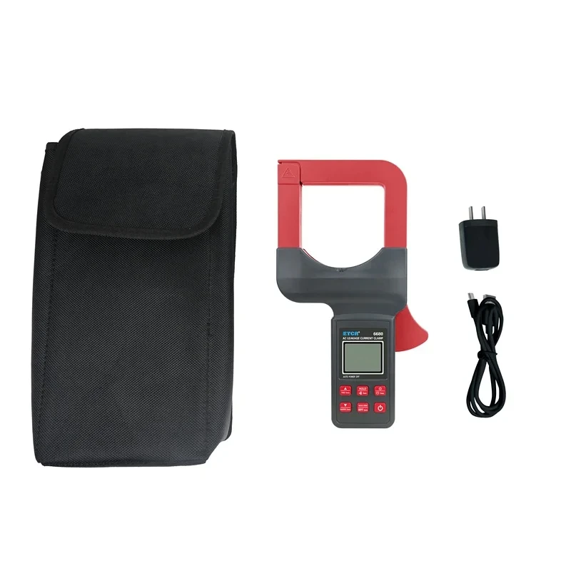 AC 300A/1200A/3000A AC Clamp Leakage Current Meter Frequency Test 40Hz -1kHz Rechargeable Battery