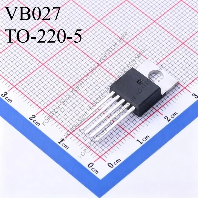 10Pcs/Lot Original VB027 TO-220-5 For High voltage ignition coil driver  9A/300V IC