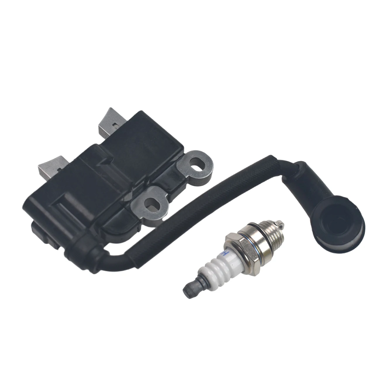 Ignition Coil With Spark Plugs Kit For Ryobi RY251PH RY252CS RY253SS RY254BC String Trimmer Brush Cutter 291337001