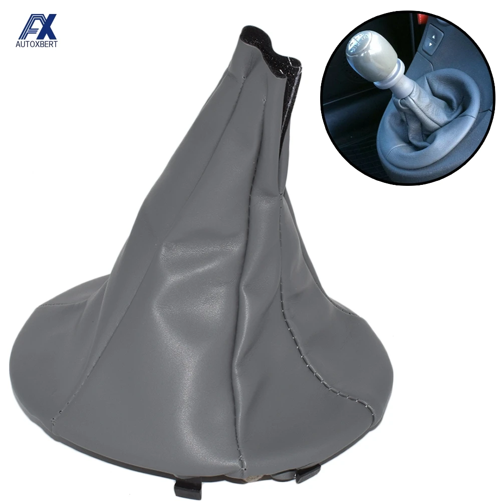 Car Pu Leather Gear Gaiter Gaitor Shift Collar Boot Dust Cover For Fiat 500 500c 2007-2013 /Panda 2003-2012