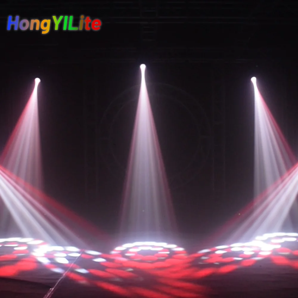 HongYiLite LED Beam 150W Moving head age Lights DJ Disco Light 8+16 Face Prism With Rotation For Wedding Audience Ambient Lamp