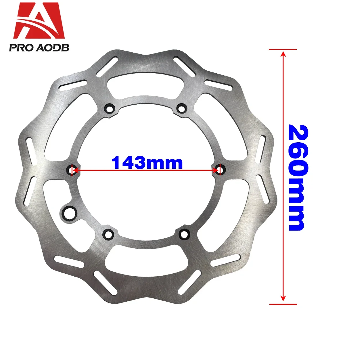 Rotor flutuante da onda do disco de freio dianteiro da motocicleta 260mm para ktm husaberg husqvarna gasgas ex ec mc exf ecf mcf 125-450 2021-2023