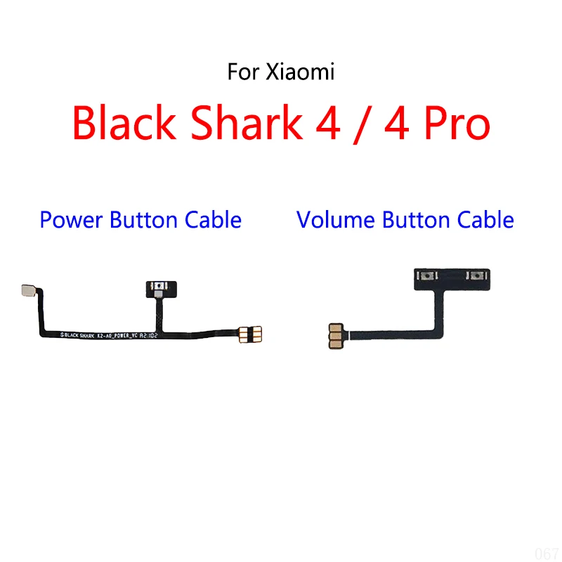 Power Button Switch Volume Mute Button On / Off Flex Cable For Xiaomi Mi Black Shark 4 / 4 Pro