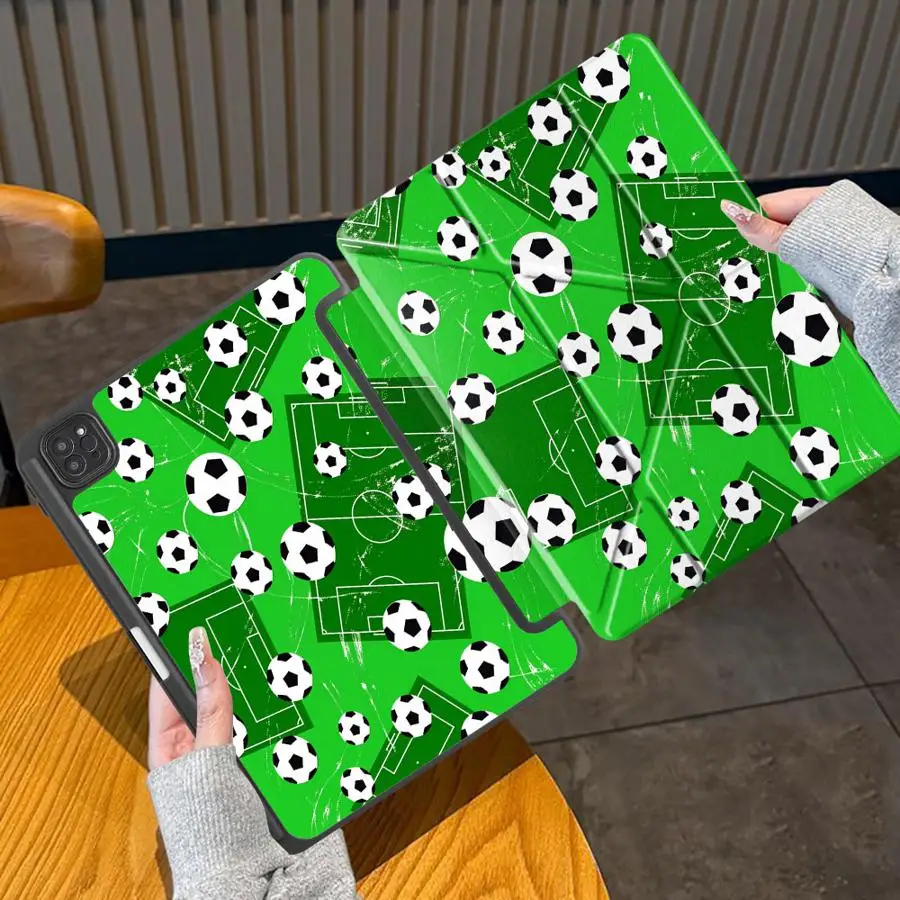 

Football Pitch Holder Cover Tablet Case For iPad Pro 2025 Pro 11th 10th 9th 8th 7th 12.9inch Mini 6 7 Air 4 5 M3 M2 M4 11inch