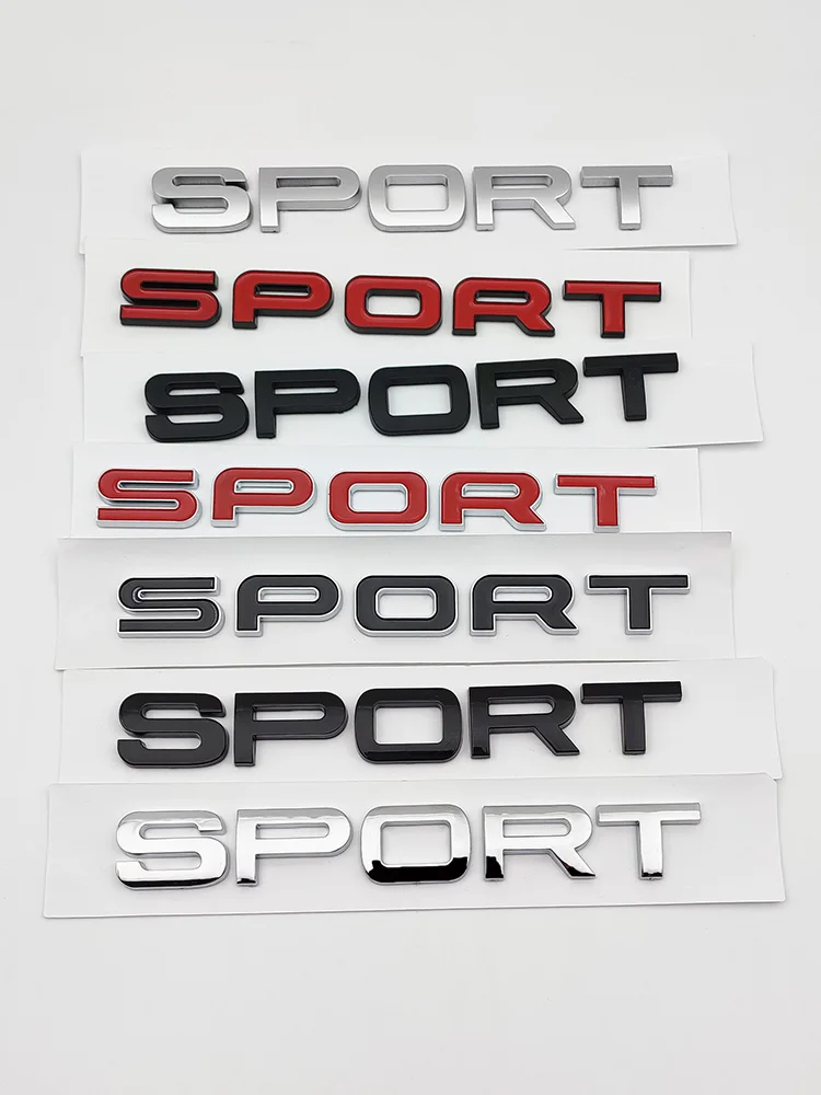 Logo ABS 3d, lettres d'emblème de Sport, Badge de coffre de voiture pour Evoque Discovery SVR l494 494 l320, accessoires autocollants de Sport