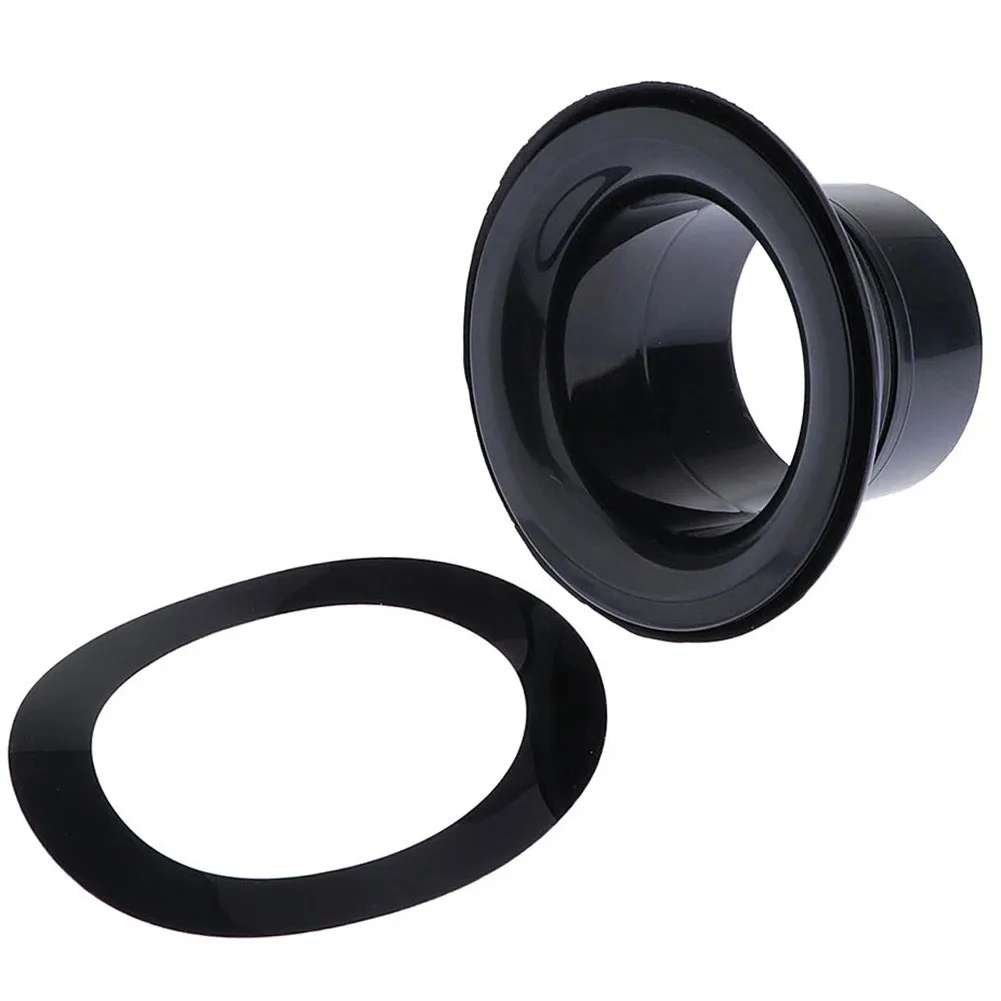 Bass Drum Enhancer ABS Rubber Bass Drum Kick Enhancer With Black Port Hole Protector For Booster Percussion Parts