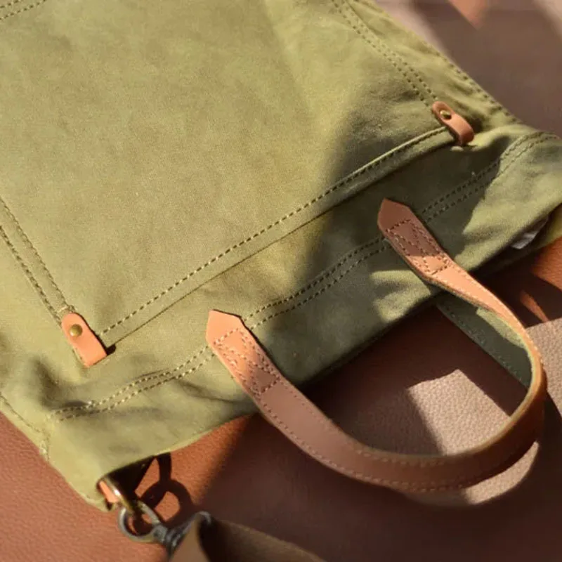 

AETOO Original design Large capacity art small fresh canvas bag Student schoolbag preppy shoulder bag Crossbody bag large women'