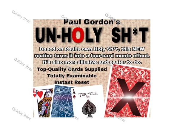 

Unholy ShXt by Paul Gordon Magic tricks (Instant Download) Quickly send