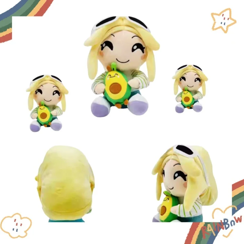 

2025 New 25cm Avocado Playz Plush Doll Cute Soft Anime Stuffed Peripherals Toys Birthday Gifts
