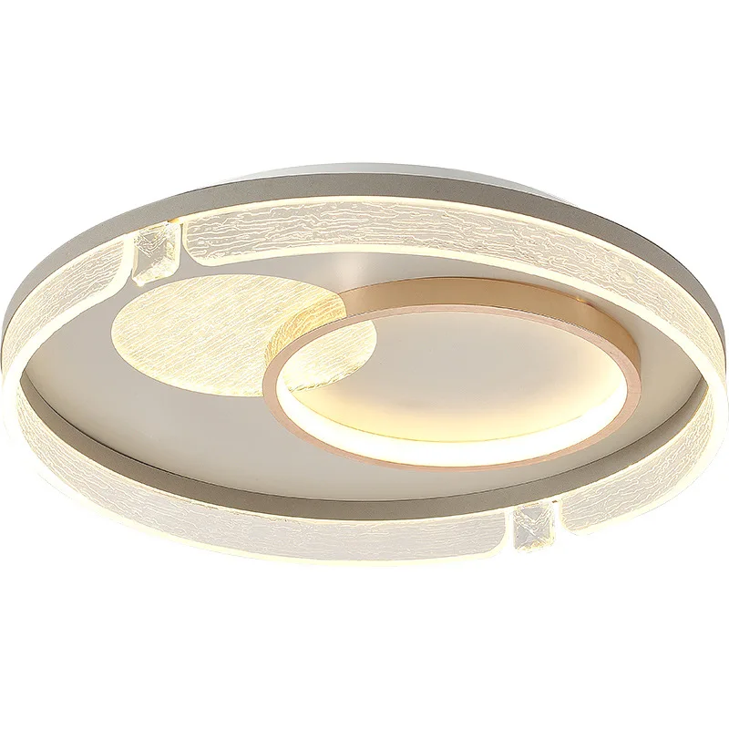 

Nordic ceiling lamp, warm and romantic round room lamp, master bedroom