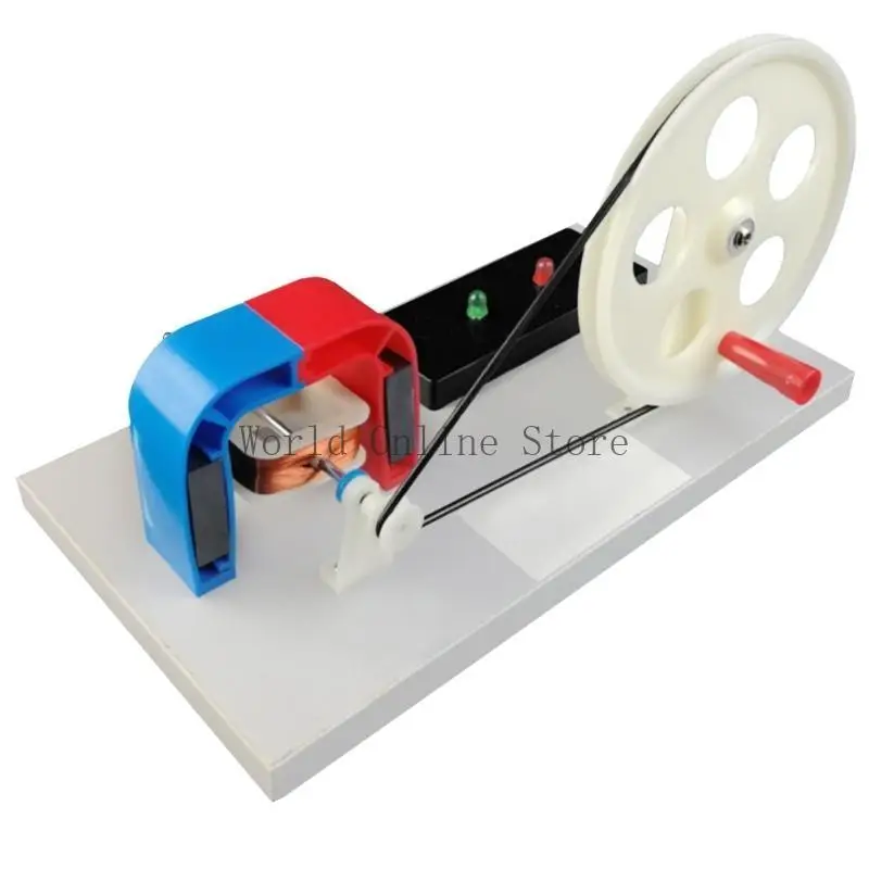 

Hand Powered AC and D-C Generator Manual Generator Handheld Hand Cranked Generator for Outdoor Emergency Power Supply 87HC