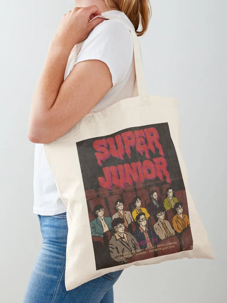 

Hallyu Kings Horror Movie Poster Tote Bag shopper bag woman Women's beach bags bag luxury women tote bags men