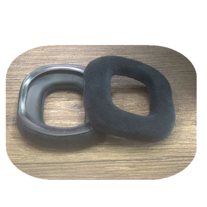 Copertura di ricambio per cuscinetti per le orecchie in tessuto di velluto per cuffie ASTRO A40TR tappi per le orecchie copertura per le orecchie cuscinetti per le orecchie parti di riparazione schiuma nera