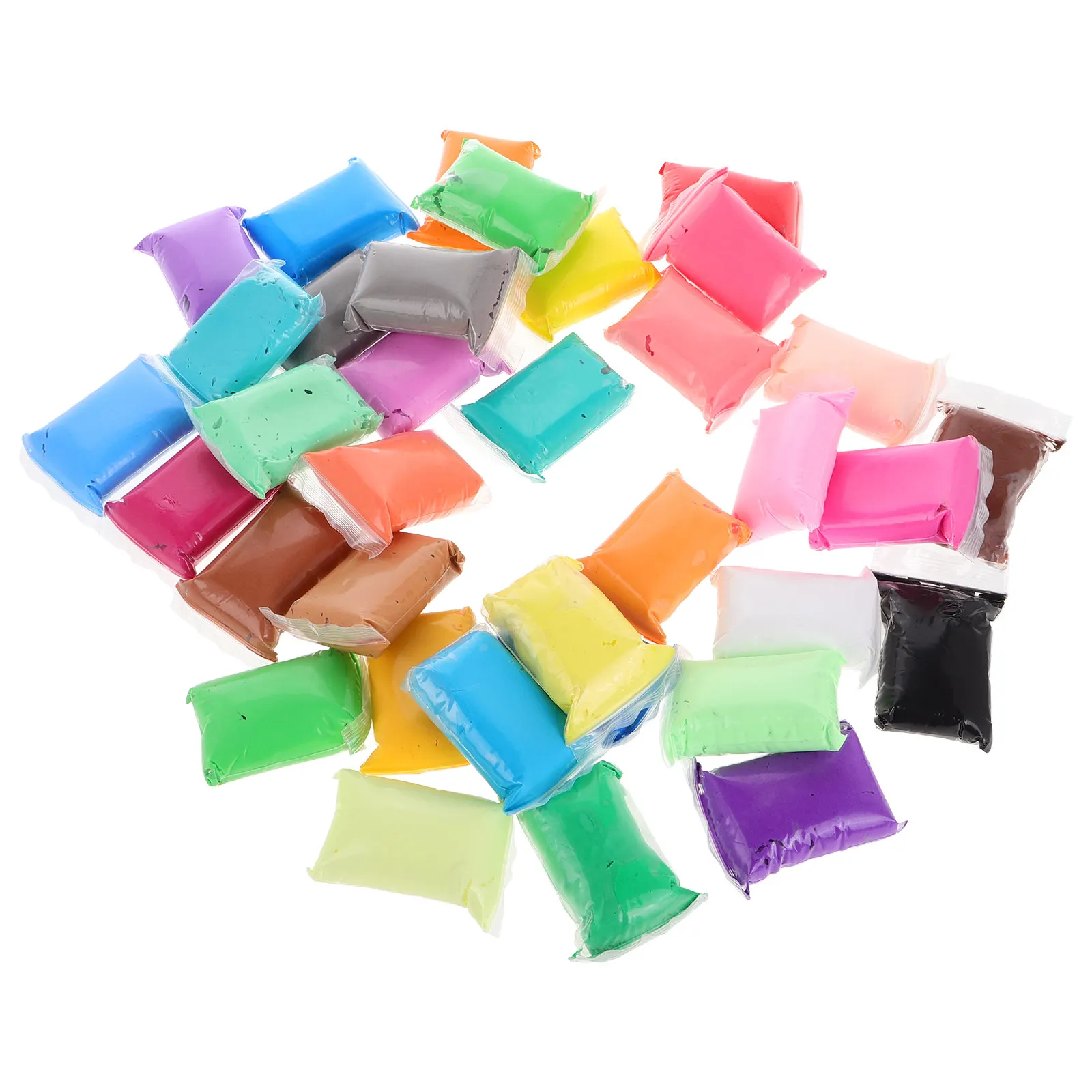 Air Dry Clay 36 Colors Soft Non Sticky Modeling DIY Craft Set for Kids -on Play Air Dry Clay Bulk