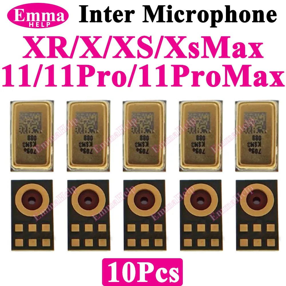 10Pcs Speak Microphone Inner for iPhone 11 12 13 14 15 Pro Max X XS XR 7 8 Plus for ipad 3 4 5 Chip Fix Parts On Flex Cable image 5