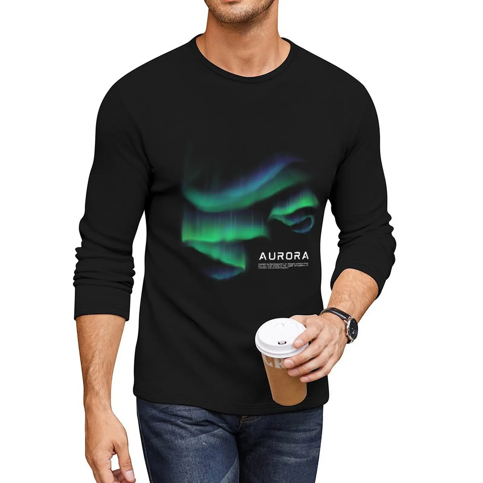 

Aurora Borealis Long T-Shirt sports fan t-shirts men graphic t shirts