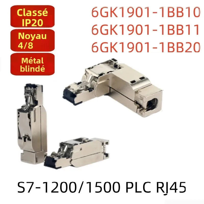 Convient au câble Ethernet Siemens à 4 cœurs, tête en cristal RJ45 6GK1 901-1BB1 0/1BB20/1BB11