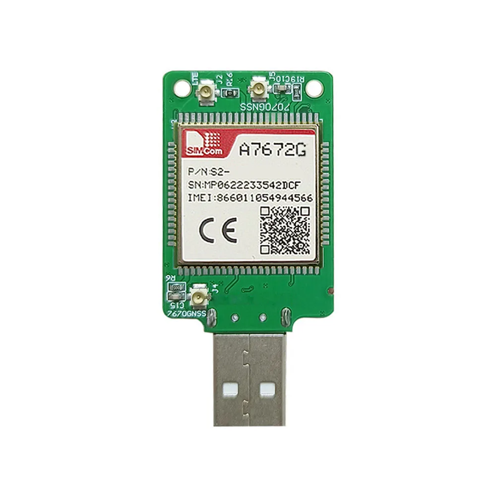 SIMcom-Dongle USB 4G Módulo, Placa do módulo A7672G, LTE Cat1, 1PC