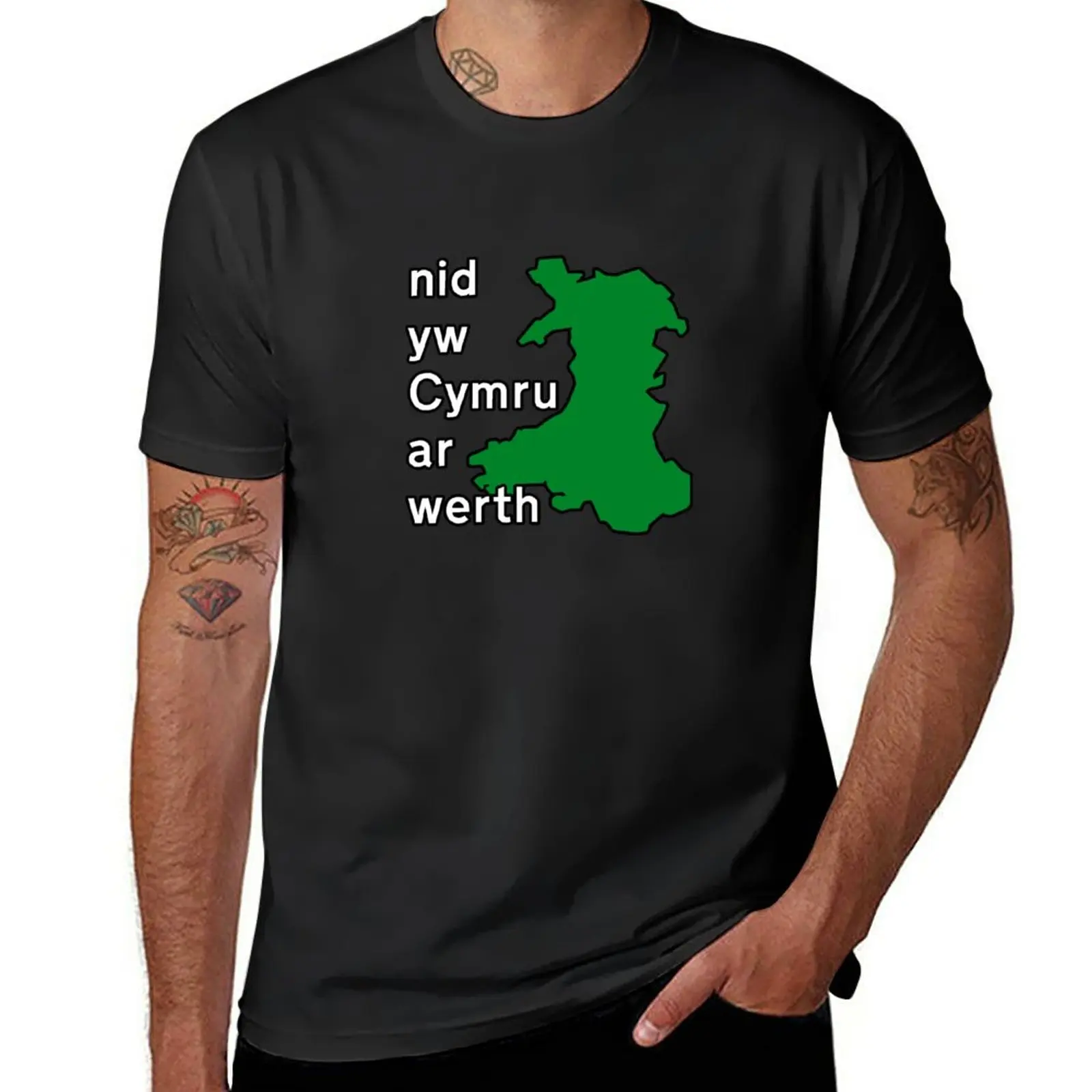 New Nid Yw Cymru Ar Werth T-Shirt Short t-shirt graphic t shirts funny t shirts Blouse heavyweight t shirts for men