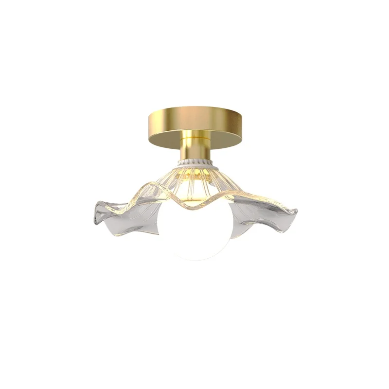 

*Corridor Ceiling Lights Creative Balcony Luminaire Online Red Ceiling Lamp New Entrance Kitchen Glass Lampshade Lighting Fixtur