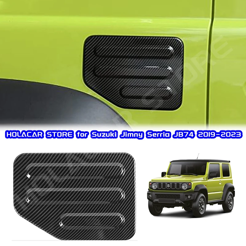 For Suzuki Jimny 2019 2020 2021 2022 2023 JB64 JB74 Car Fuel Filler Tank Cover Oil Cap Cover Decoration Stickers Accessories