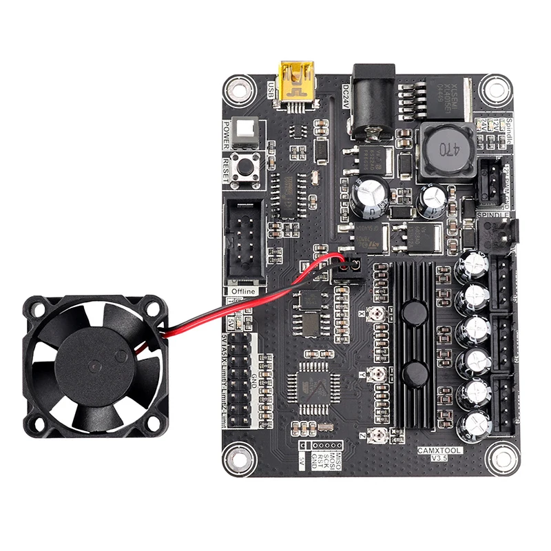 

GRBL 3-axis Control Board Offline Operation USB DIY Small CNC Engraving Machine Accessories 2mm/s