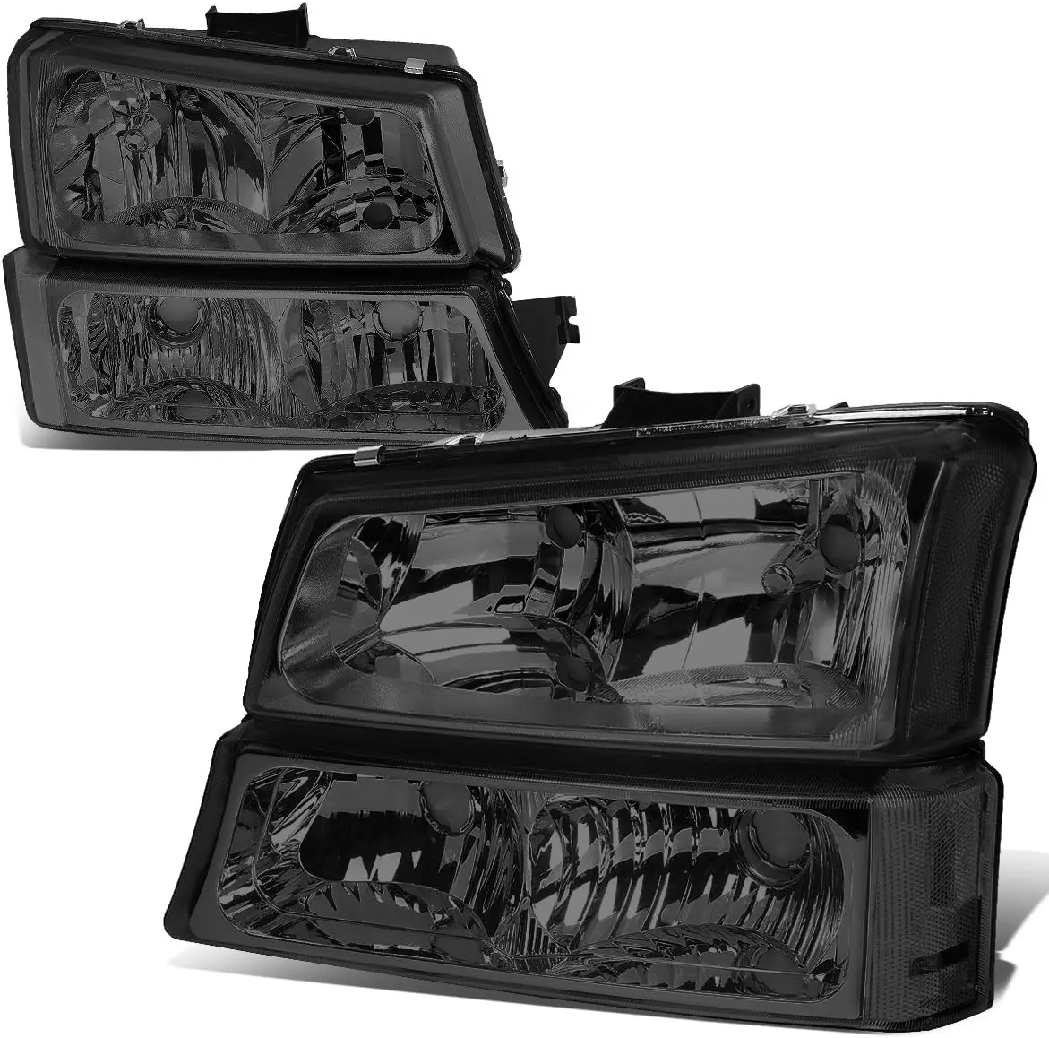 

Фары в сборе, совместимые с Chevy Avalanche Silverado 1500 2500 3500 2003-2007 годов, пара галогенных фар, замена с/
