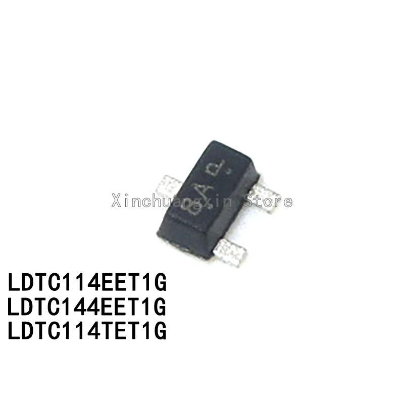 20pcs LDTC114EET1G LDTC114TET1 LDTC144EET1G silk screen 8A 8C 94 SOT523 transistor with internal resistance