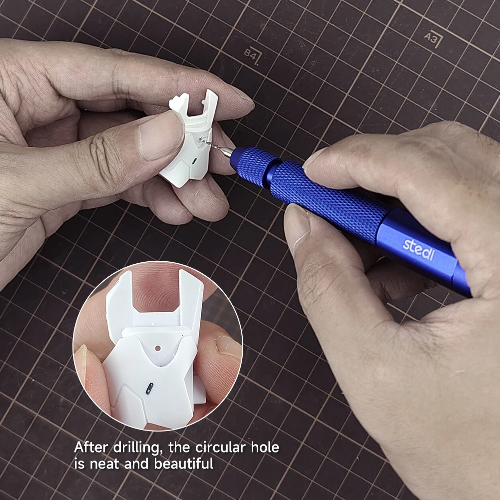 ステディモデル センタリングフラットボトムドリル モデルマニュアル改造ツール タングステン鋼素材で耐久性を向上