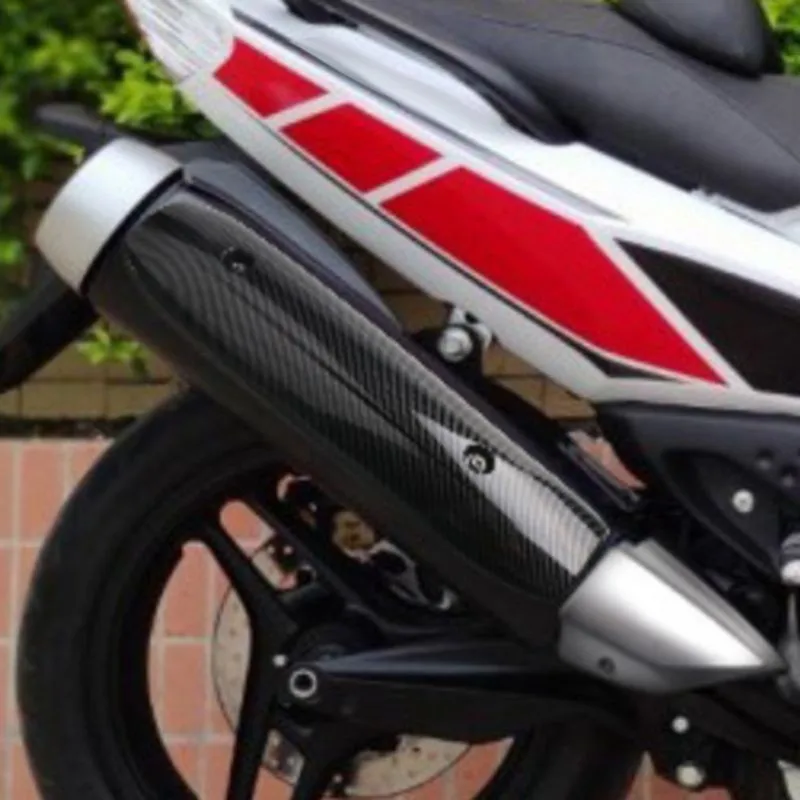 Super Sale Motorcycle Exhaust Pipe Heat Muffler Protective Cover for Yamaha TMAX500 2008-2011