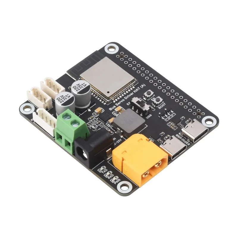 Waveshare Integrates ESP32 and Servo Control Circuit, Serial Bus Servo Driver HAT,Suitable for ST/RSBL Series Serial Bus Servos