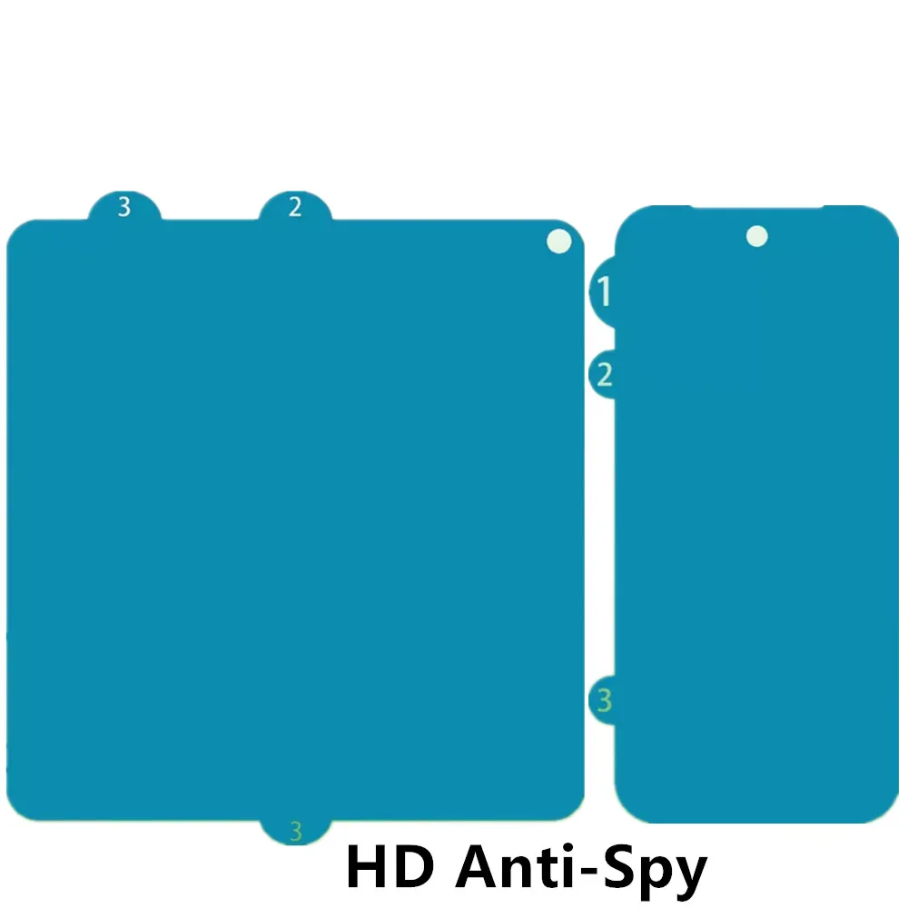 Matte AG HD Anti-Splitter-Privatsphäre-Hydrogel-Folie für Google Pixel 11 10 9 Pro Fold Anti-Spy Weicher Innen- und Außenbildschirmschutz – Detail 5