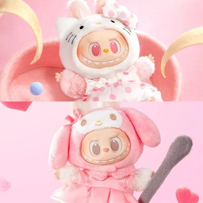 

POP MART LABUBU THE MONSTERS SANRIO CHARACTERS Серия виниловых плюшевых игрушек: Оригинальная таинственная коробка-сюрприз (Blind Box) / Слепая коробка / Мешок-сюрприз. Милые настольные фигурки.