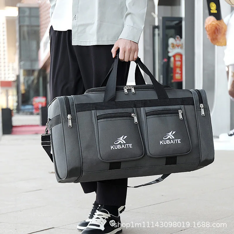 Extra Large Capacity Travel Duffel Bag Carry On Handheld Shoulder Sports Gym Fitness Weekender