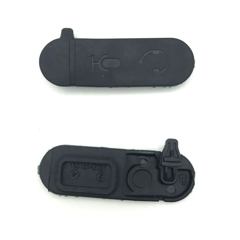 10pcs Headset Earphone Audio Jack Dust Side Cover Cap for Motorola Walkie Talkie DEP450 DP1400 XiR P3688 Radio Accessories