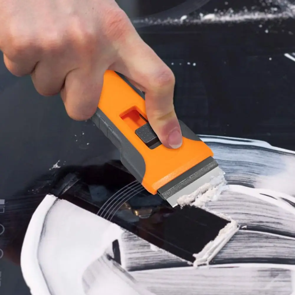 

Retractable Plastic Razor Scrapers Repair Multi-functional Glue Removal Scraper Comfort Handle Durable Paint Removal Scraper