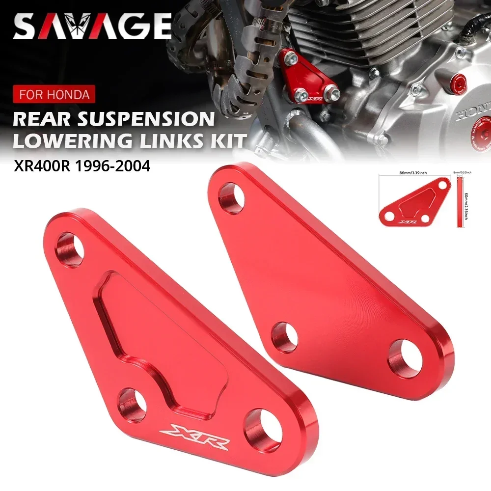 Przednia płyta wieszaka silnika dla HONDA XR400R 1996-2004 XR 400R akcesoria motocyklowe rama uchwyt mocujący korpus aluminium czerwony