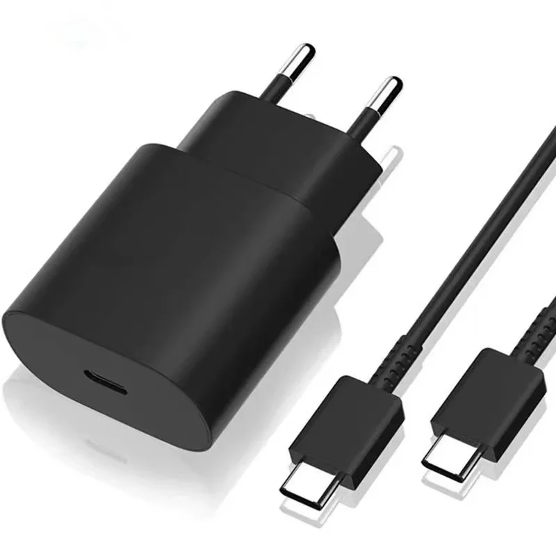 25W USB C Charger, USB C Super Fast Charging Block with 6.6FT USB C to USB C Cable,Compatible with Galaxy S23 Ultra/S23+/S22/S21