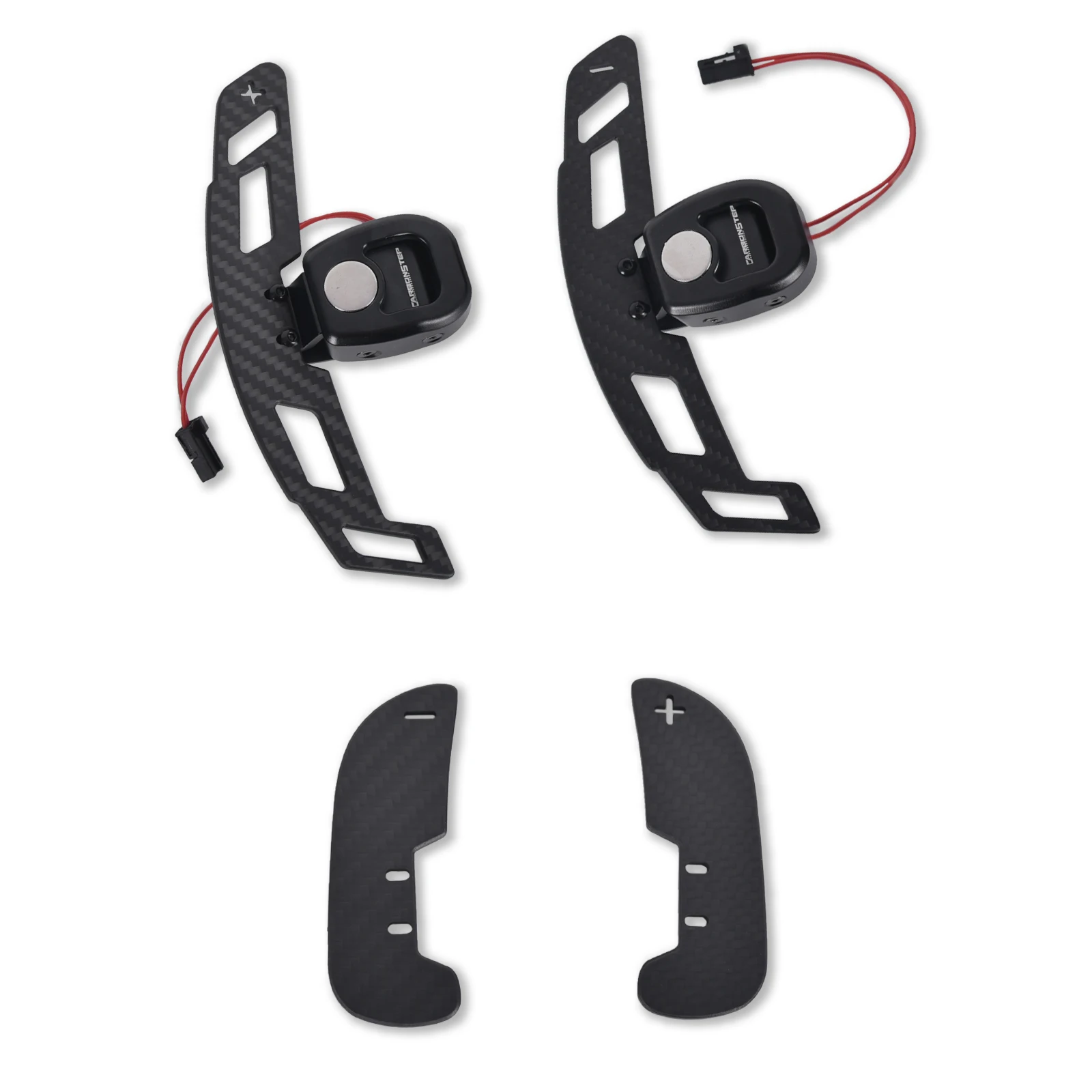 Magnetic Carbon Fiber Paddle Shifters for Mercedes-Benz A45 S63 CLS63 W205 2015-2020 Real Carbon Fiber Shift Paddles