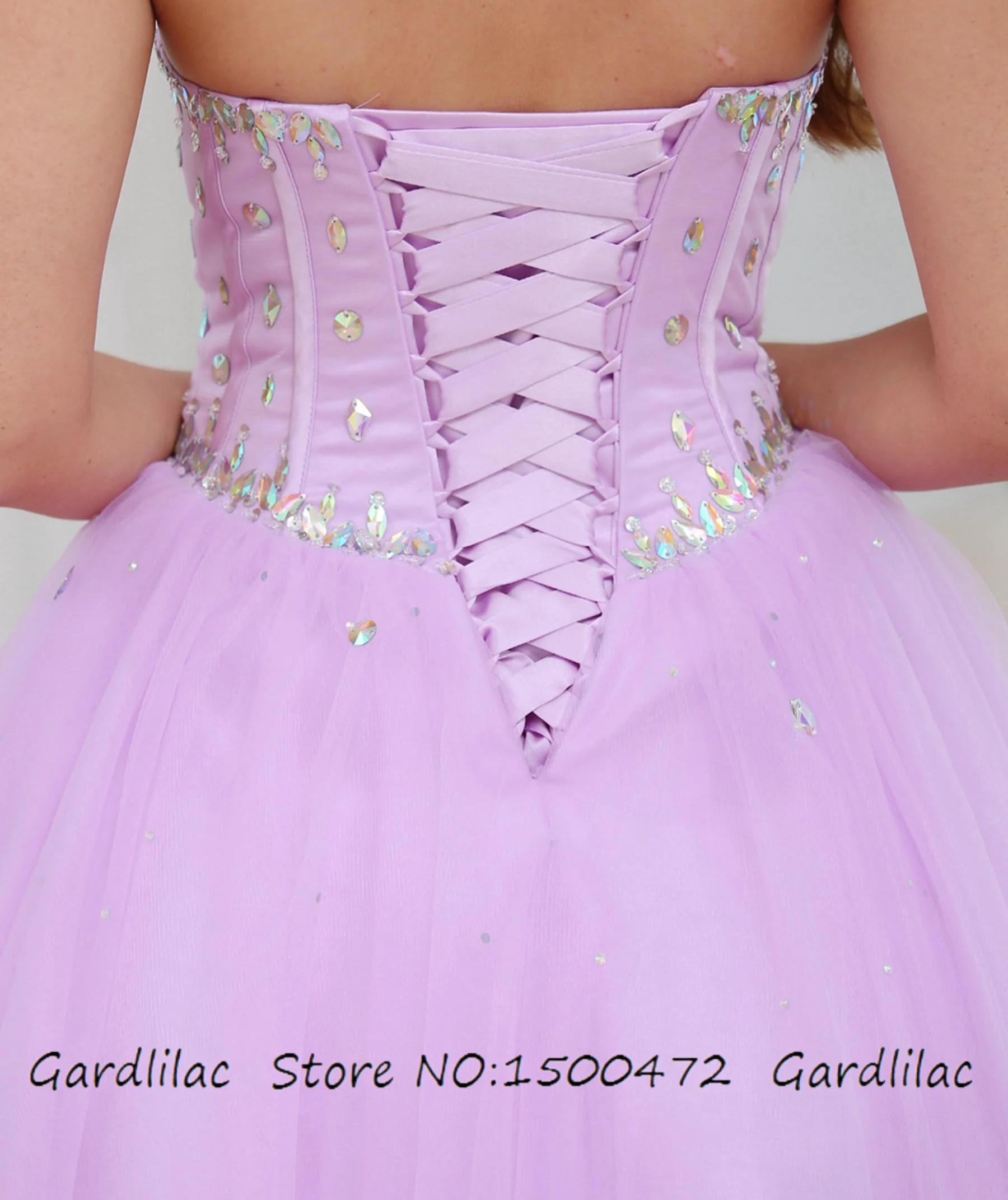 Elegância sem alças chá comprimento vestido de baile tule longo vestido de dama de honra cristal brilhante miçangas vestido de festa à noite