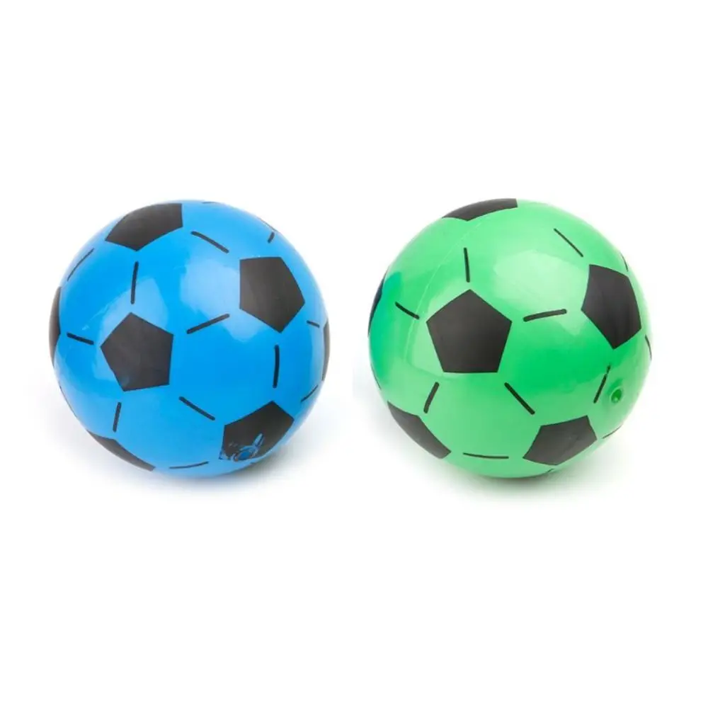 Pelotas elásticas de fútbol de PVC de 22cm, pelotas inflables de mano, fútbol inflable, colores aleatorios, partidos deportivos