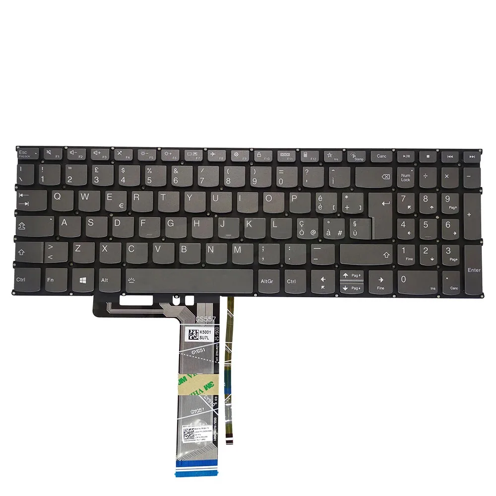 

For Lenovo Ideapad Slim 7-15IMH05 7-15IIL05 7-15ITL05 Yoga SN21B40866 PR5SB Italian IT Russian RU backlit Keyboard