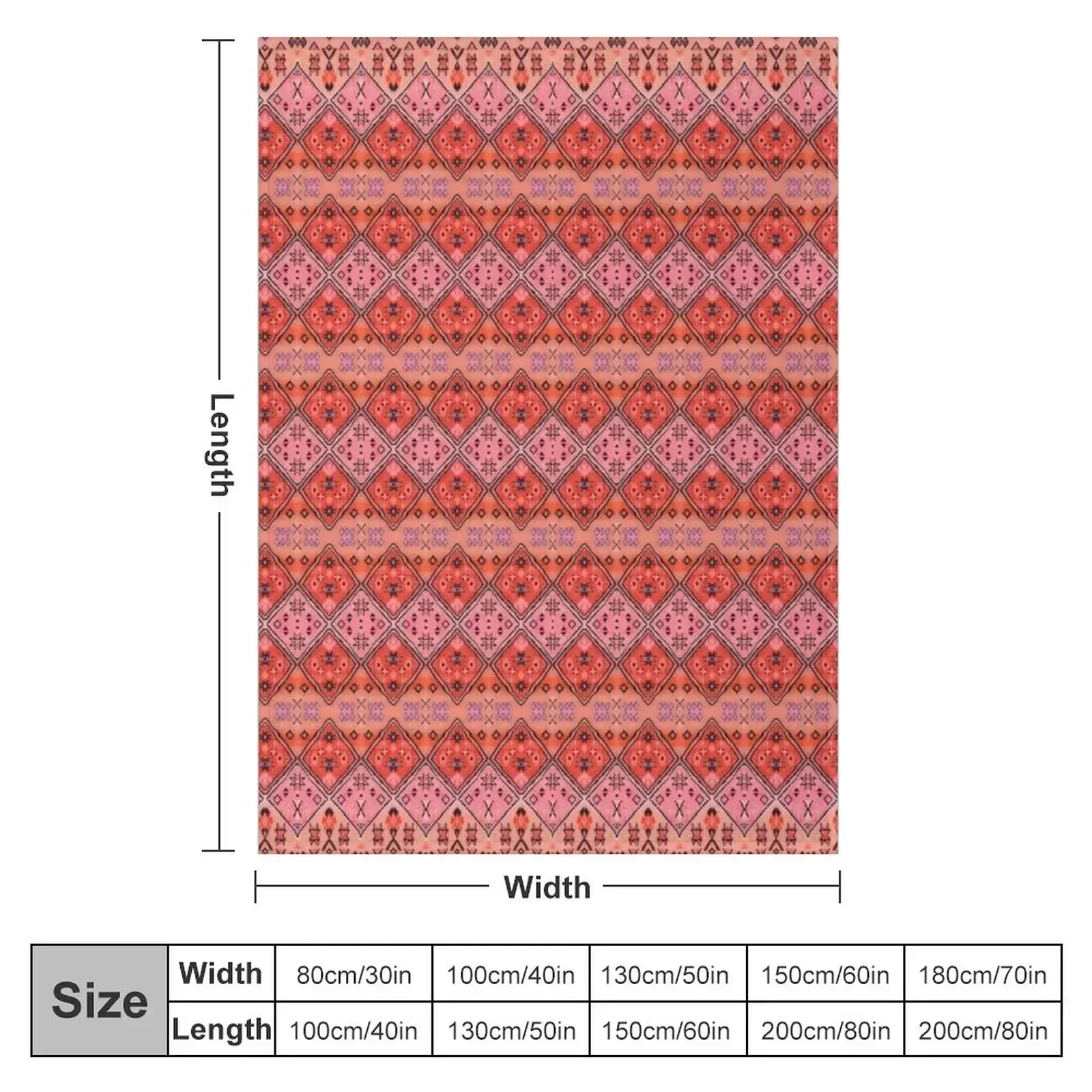 Boho Farmhouse Stylish Oriental Traditional Moroccan Style Artwork Throw Blanket Luxury Designer Blankets For Sofas Blankets