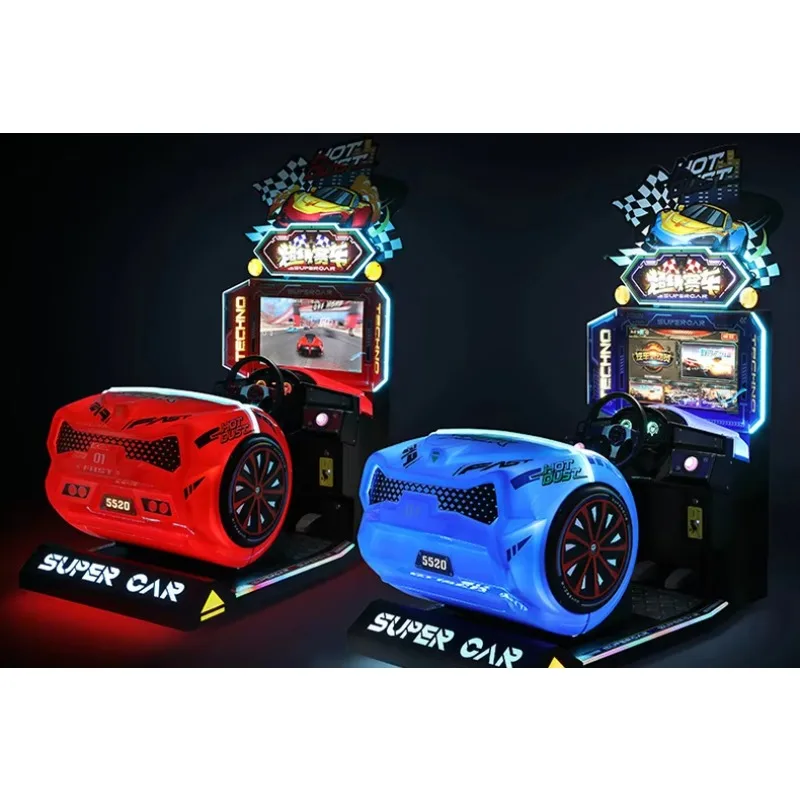 【2026】RaiseFun Factory بالجملة 3D VR Super Car Racing Simulator 26 بوصة آلة ألعاب الأركيد التي تعمل بقطع النقود المعدنية مع ضمان لمدة عام واحد #5