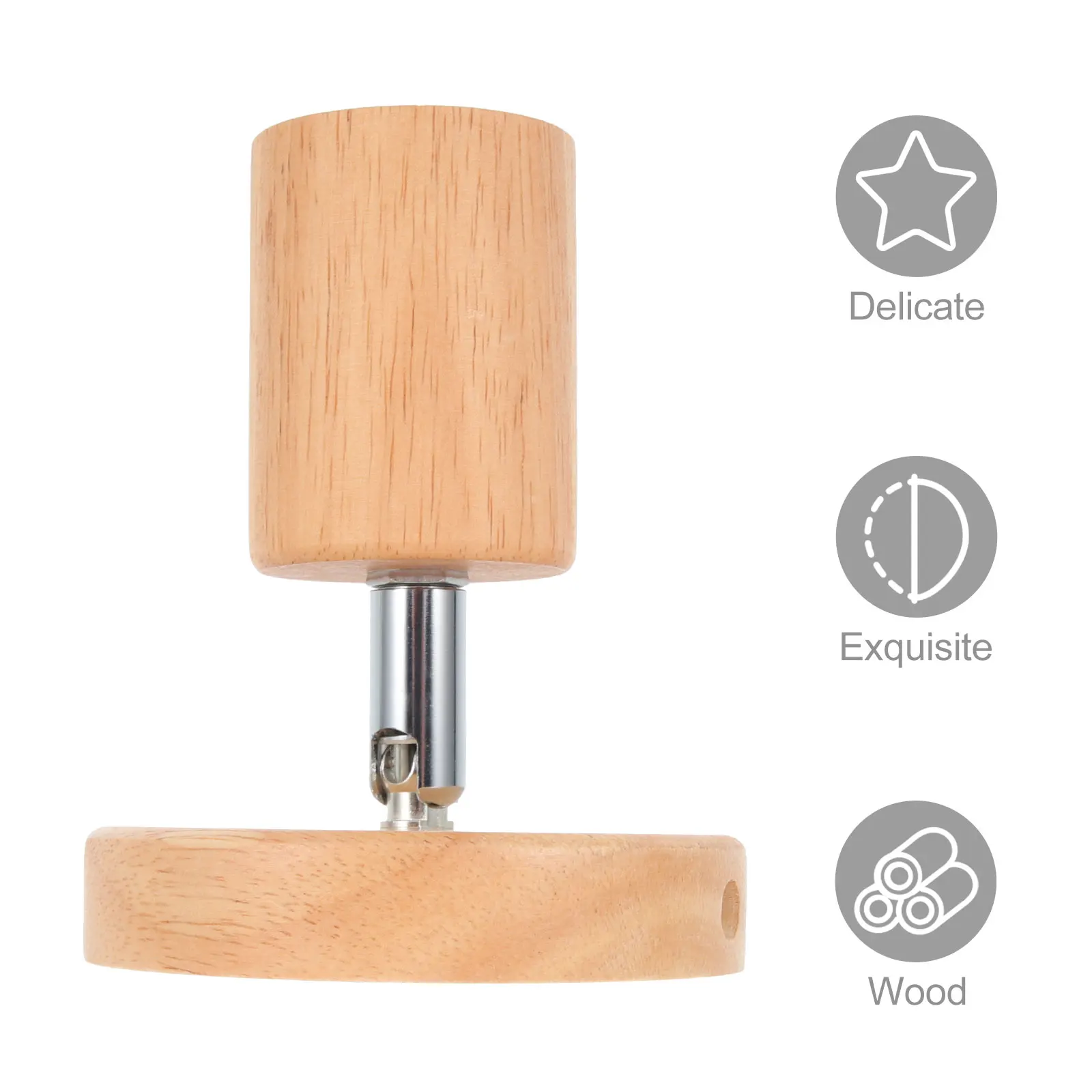 

Wooden Wall E27 Lamp Rotatable Light Bulb Holder Holder Rotatable Socket Vintage Sockets for Lamps Modern Practical High End
