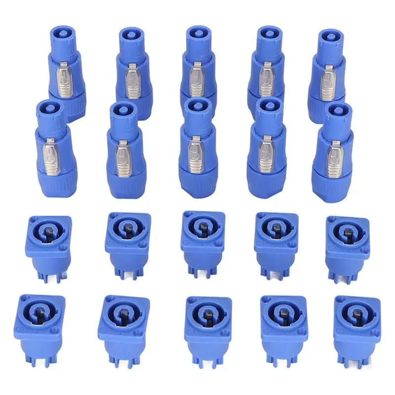 

ABNL 3 Pin AC Power Con Male And Female Head Connectors, Signal Input Jack For Light Stage Light Power