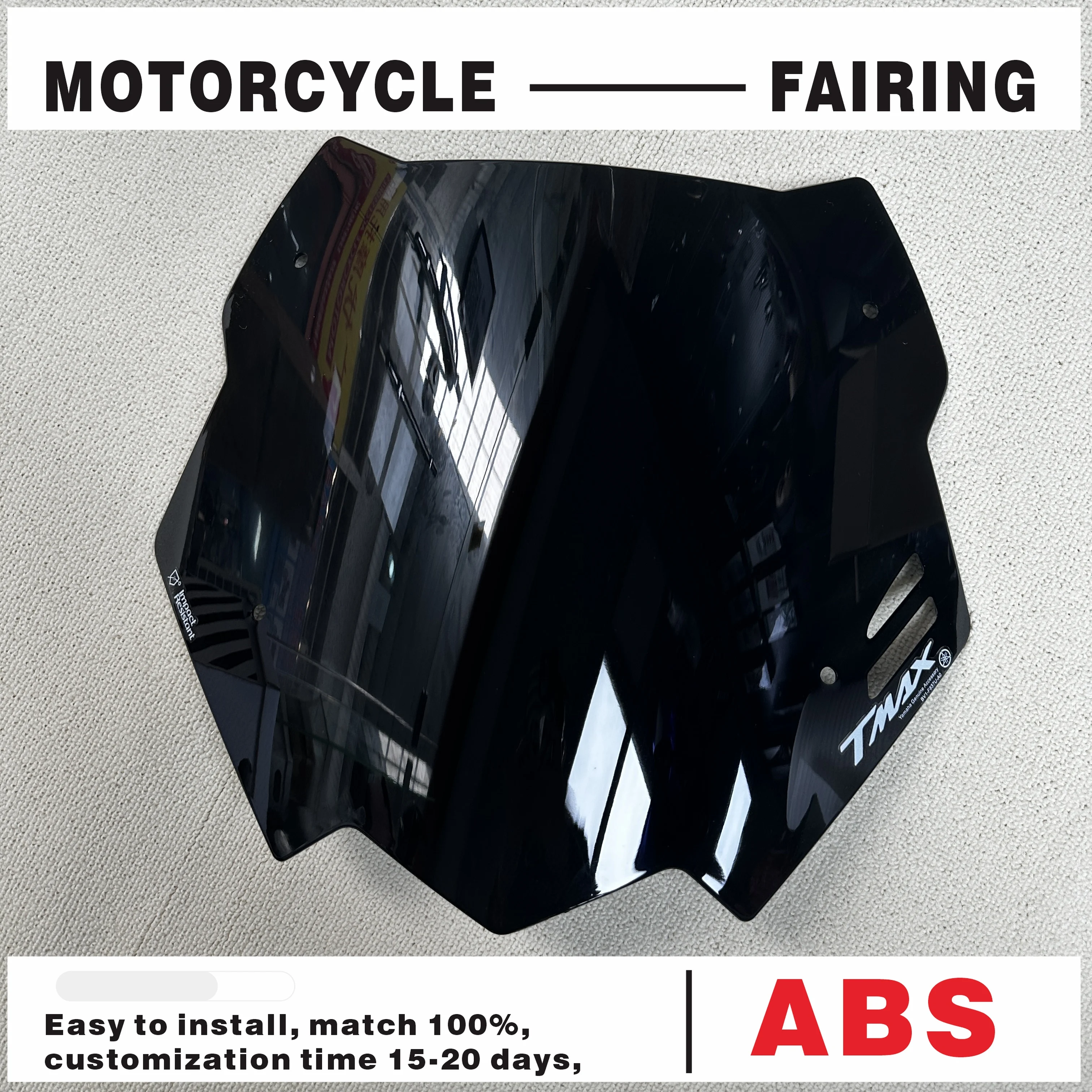 

New Motorcycle Sport Short Wind Deflector Windscreen Front Screen Windshield Fairing for YAMAHA T-MAX 560 TMAX560 2022-2024