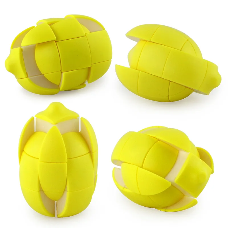 Simulated Fruits Strange Shape 2x2 Cube Speed Puzzle Magic Cube Fun Cubo Magico Toys Birthday Christmas Gifts Set for Children