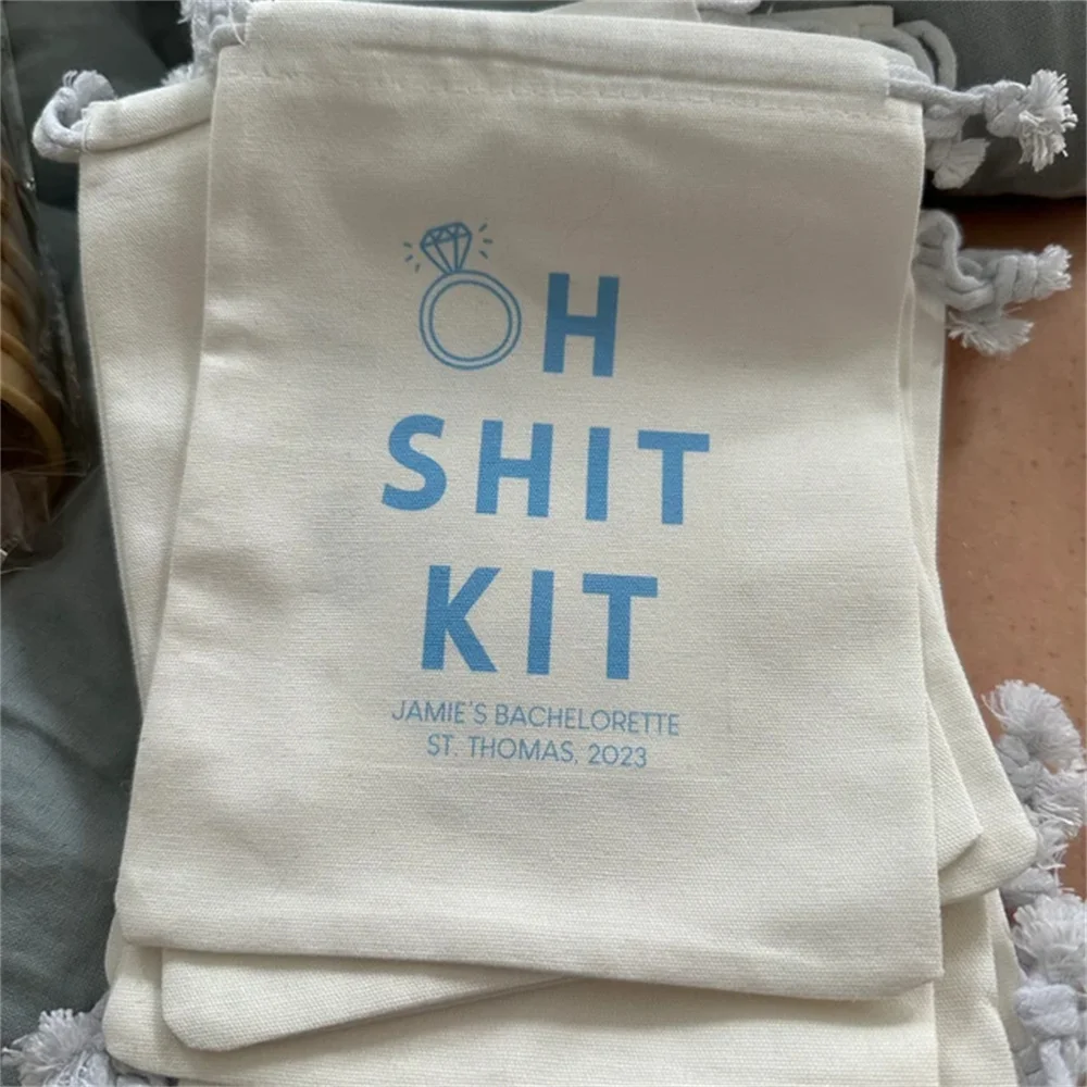 25 PCS Oh Shit Kit - Personalized Oh Shit Kit - Personalized Party Favor - Hangover Kit - Bachelorette Party Favors - Recovery K